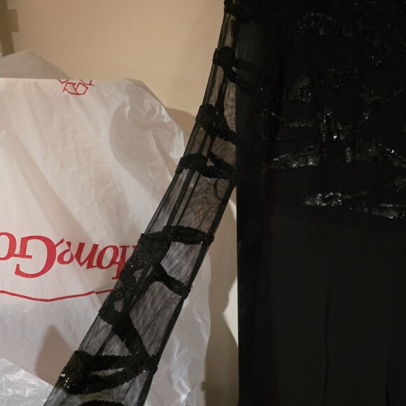 REISS Salie Sequin Embroidered jumpsuit UK 10/US 6 - Picture 12 of 12